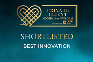 • Modern Law Awards 2025 – Best Innovation — Finalist