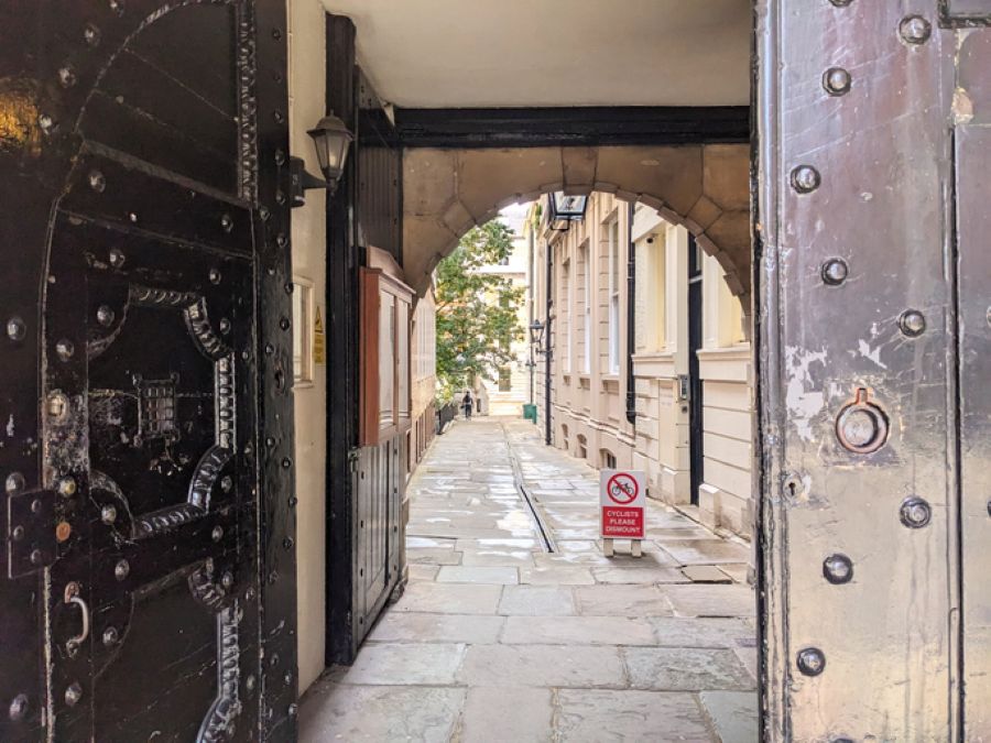 Temple legal district near the Royal Courts of Justice in London where many barristers’ chambers are located